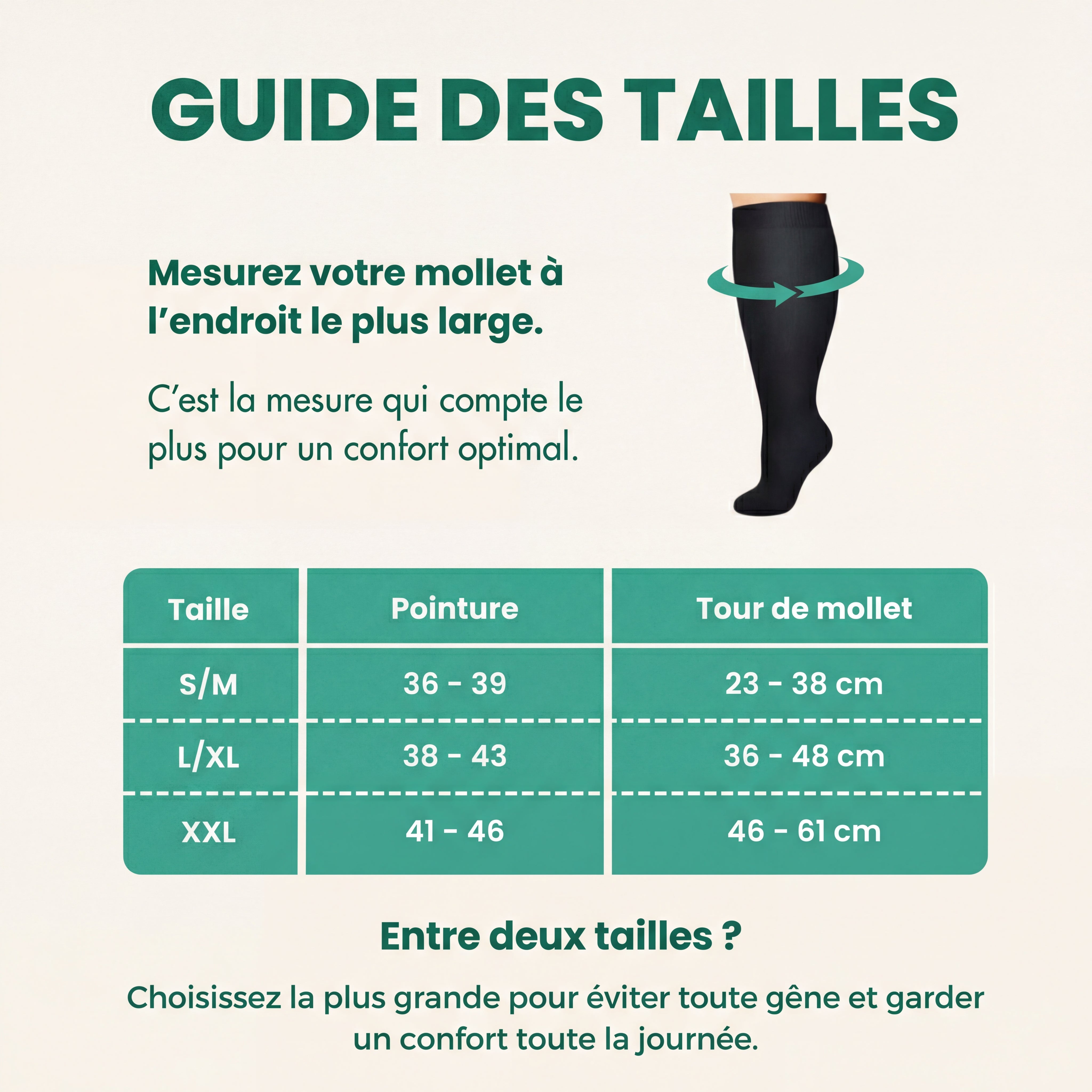 Chaussettes de Compression - Maison Lys