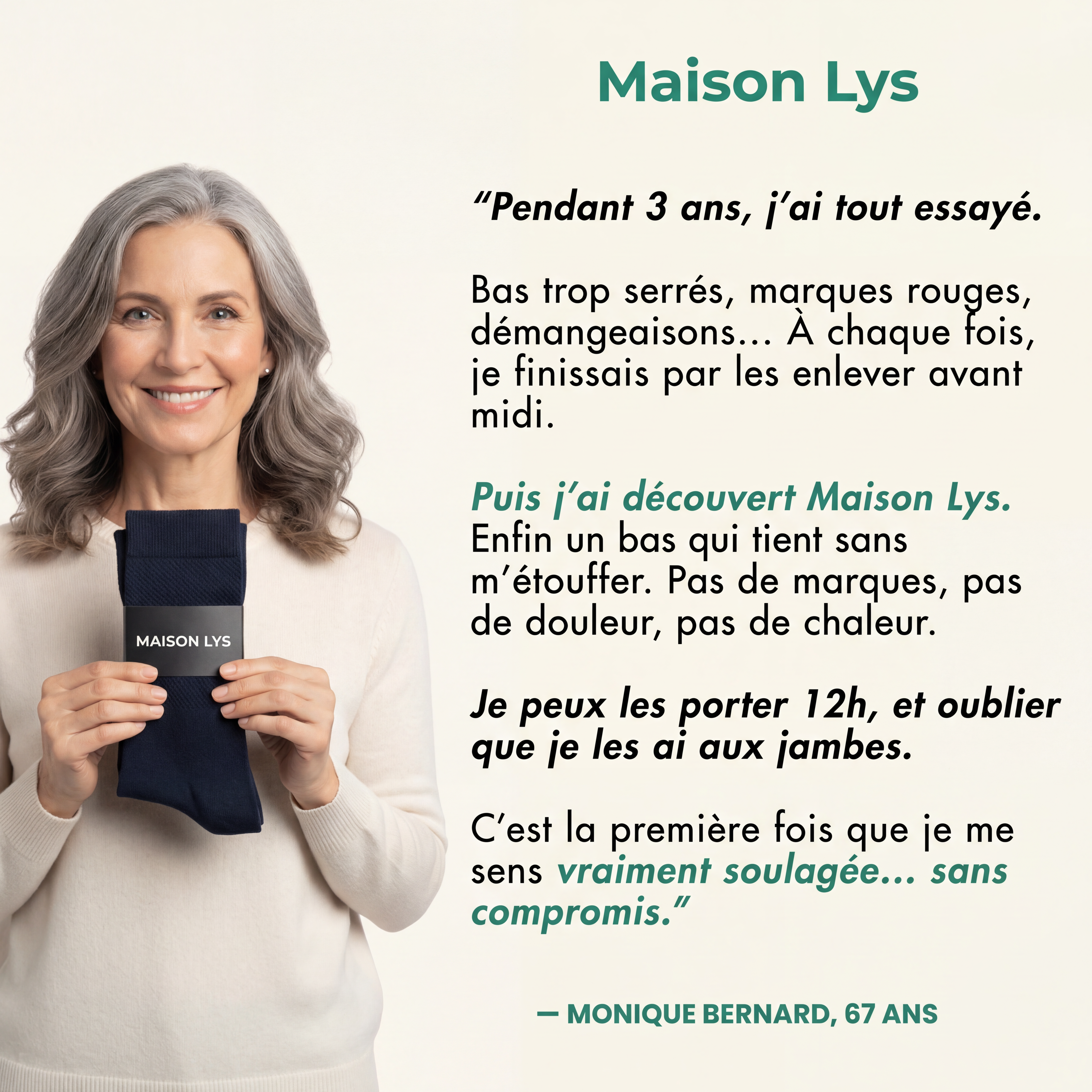 Chaussettes de Compression - Maison Lys
